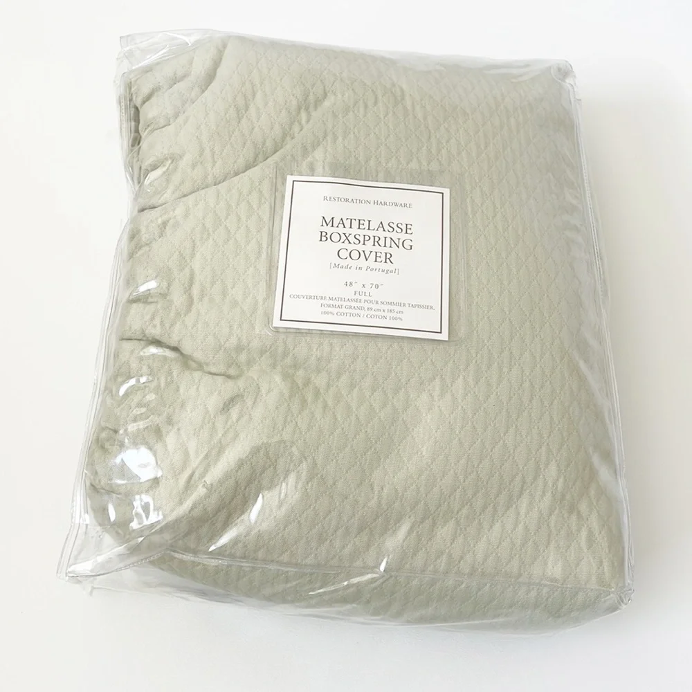 Restoration Hardware Box Spring Full Size New